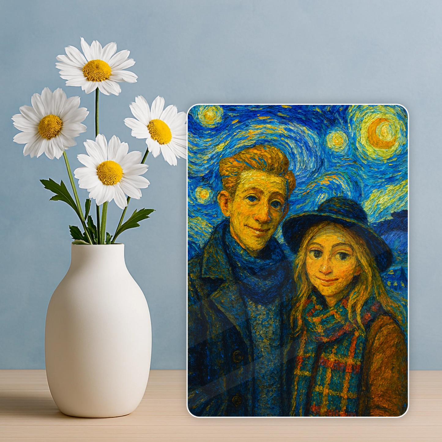 Egyedi Személyre Szabott Akril Emlék Pixar/Disney/Van Gogh stílus