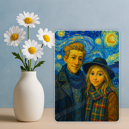 Egyedi Személyre Szabott Akril Emlék Pixar/Disney/Van Gogh stílus